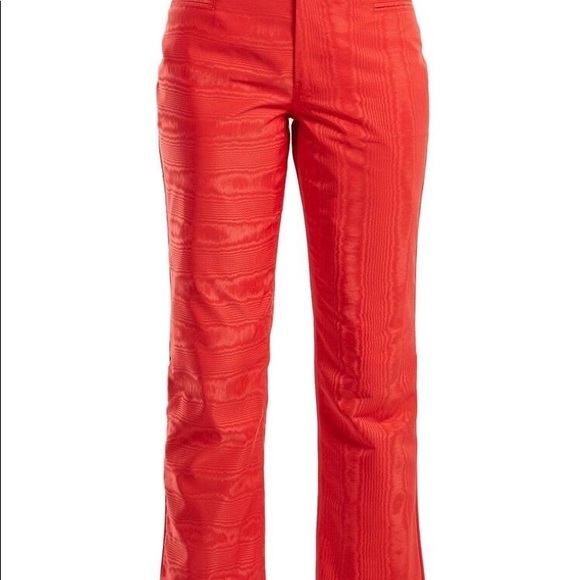 SOLD!! Marine serrre red moire trousers - Picture 4 of 6